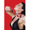 Ouch! Menottes Pleasure Furry Rouges